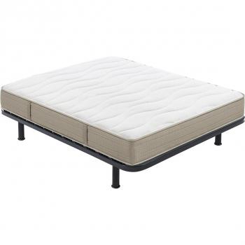 Conjunto colchón muelles + somier fijo + patas SPR20 V2 Som