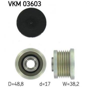 Rueda libre de alternador SKF VKM 03603 - Tipo: Rueda libre de alternador, Marca: SKF, Modelo: VKM 03603