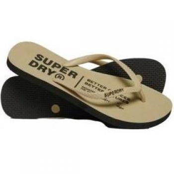 Chanclas Superdry Veganas Marrón para Mujer con Estilo Ecológico