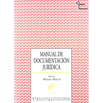 Manual de documentación jurídica: 18