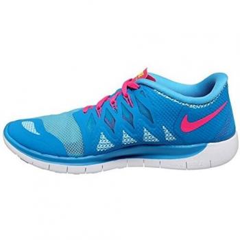 Nike Free 5.0, Girls' Running Shoes, Blue