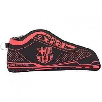 Safta Estuche Portatodo Zapatilla f.c.Barcelona Black 24x10x2, Niños, FC Barcelona, 24 cm