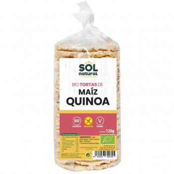 Tortitas de Maíz con Quinoa Bio Sin Gluten 120g Sol Natural