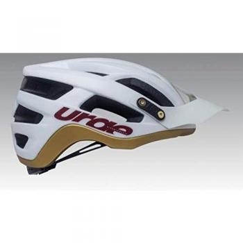Urge SeriAll - Casco para Adulto, Unisex, Color Blanco/burdeo/Oro, L/XL