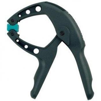 wolfcraft Pinza ergonómica FZH 30 con resorte I 3625000 I Pinzas con resorte clásicas con nueva forma ergonómica