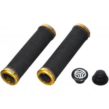 Desconocido SB3 PSYLO Grips - Manoplas para bicicletas, color negro