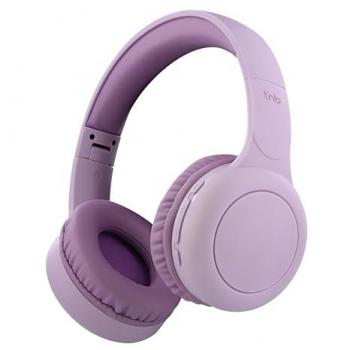 Auriculares Bluetooth T'nB Tonality Supraaurales con micrófono, almohadillas de espuma cómodas, autonomía de 24 horas, cable jack de 3,5 mm, color morado