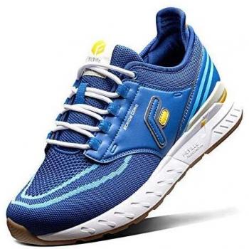FitVille Extra Wide Fit Trainers for Men Running Shoes for Women Comfortable Supportive Walking Sneakers for Plantar Fasciitis Flat Feet Blue