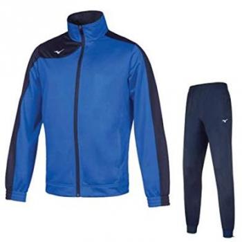 Chándal de punto Mizuno Kobe azul claro y azul marino para hombre, talla L