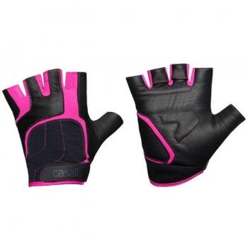 Casall Mujer Guantes De Entrenamiento - negro/rosa, XS