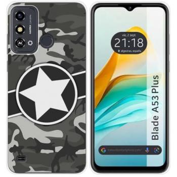 Funda de Silicona Camuflaje 02 para ZTE Blade A53 Plus con Dibujos