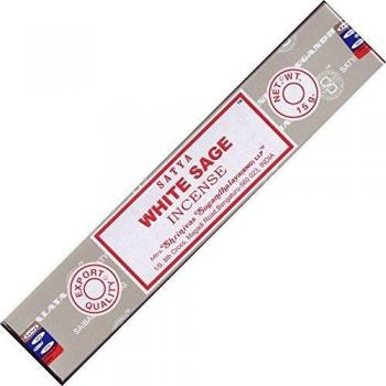 Varillas de incienso de salvia blanca, 15 g, Satya White Sage
