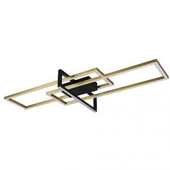Plafón LED Regulable Salinas 34W 3900lm 3000K Oro-Negro