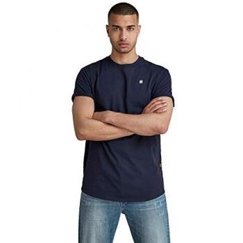 G-Star Raw Sustainable Organic Cotton Short Sleeve T-Shirt for Men in Sartho Blue