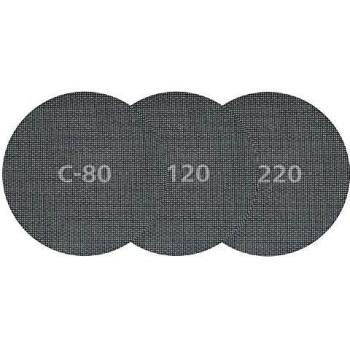 wolfcraft 5617000 tejidos de rejilla adherentes, carburo de silicio, grano 80, para lijadores de plafones y pared PACK 5, 0 W, 0 V, rojo, 225 mm, Set de 5 Piezas