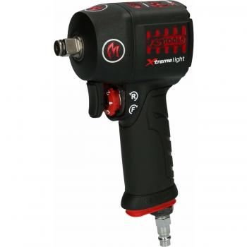 KS Tools 515.1150 Atornillador de impacto neumático de alta potencia miniMONSTER Xtremelight 1/2 con 1.390 Nm