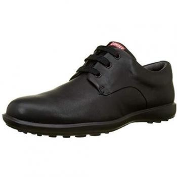 CAMPER Atom Work Men's Formal Shoes - Black, Size 45/11, Smooth Leather