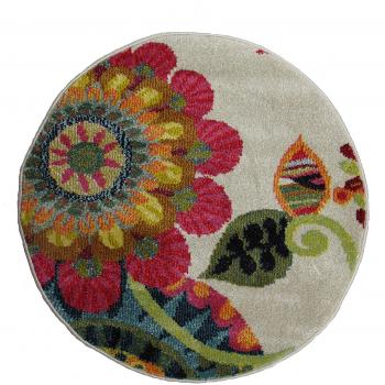 Alfombrista Diseño 6 Alfombra Moderna Acrílico Multicolor 80x80x1 cm