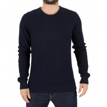 J Lindeberg Hombre Hunt Wave Structure Tejido, Azul, X-Large