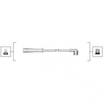 Magneti Marelli 941319170029 Juego de cables de encendido