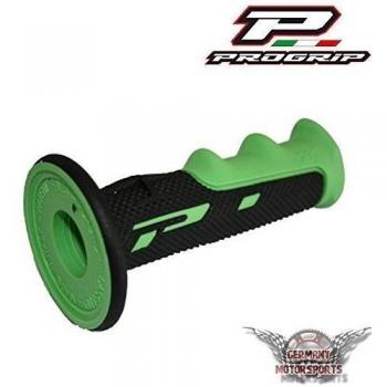Motocross Negro Verde Progrip 797Bike Fahrradgriffe 22mm Enduro Offroad Cross MX SX