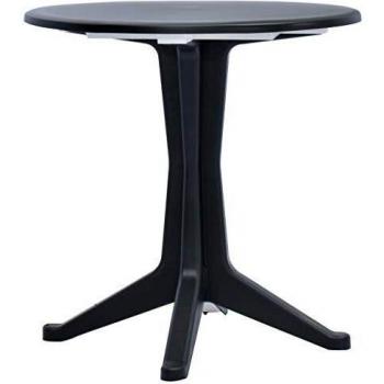 vidaXL 70 cm Anthracite Plastic Garden Table