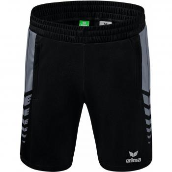 Erima Men's Six Wings Worker Training Shorts - Black - Size L