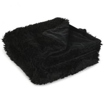 Manta Home ESPRIT Negro 130 x 170 cm - Cuidado del Hogar