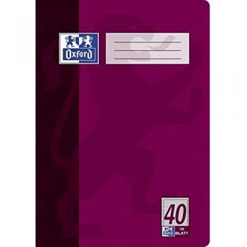 Cuaderno Oxford A4, 16 hojas, cuadriculado 5x5 mm con marco, Lineatura 40