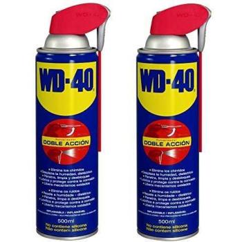Wd 40 - Wd-40 - Lubricante Wd40 Doble Acción 500Ml - Pack 2 Unidades Wd-40 - Wd 40