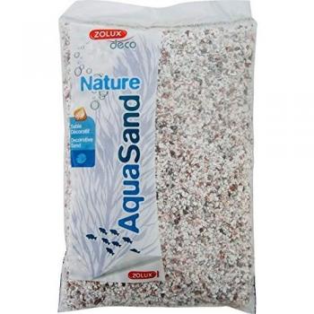 Zolux Gravier Natural para Acuario cristobalite Blanco de 1,6 a 3 mm de granulométie – 0,8 kg