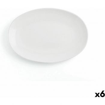 Fuente de Cocina Ariane Vital Coupe Ovalado Cerámica Blanco Ø 32 cm 6 Piezas