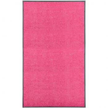 Felpudo Lavable 90x150 cm Alfombra Entrada Pasillo Casa Puerta Color Azul, Cyan, Crema y más - Rosa 90x150 cm vidaXL