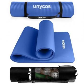 Esterilla de Yoga y Ejercicios 183x60 cm - NBR Antideslizante de Alta Densidad con Correa de Hombro y Bolsa de Transporte