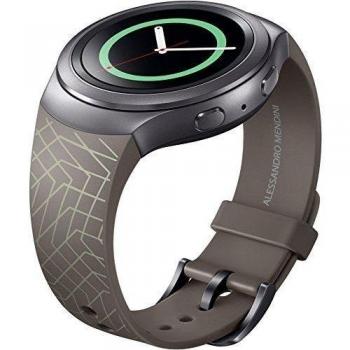 Samsung ET-SRR72MDEGWW - Correa para smartwatch Samsung Gear S2 Sport, diseño Mendini, color marrón oscuro