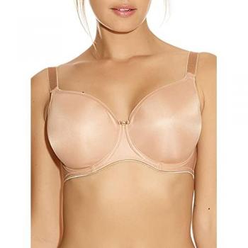 Fantasie Women's Smoothing Moulded Balcony Bra - Beige Nylon - Size 34F/G Cup