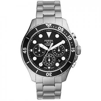 Fossil Reloj Analógico para Hombre de Cuarzo con Correa en Acero Inoxidable FS5725