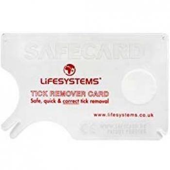Lifesystems Tick Remover Card, Unisex-Adult, White, One Size