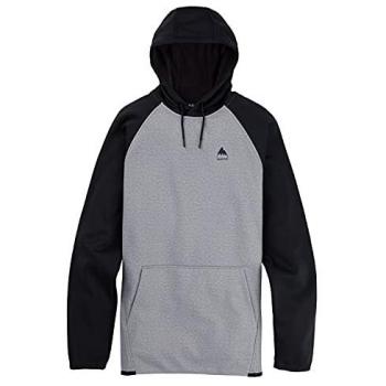 Burton Sudadera con Capucha Crown Weatherproof Gris Negro XS, Resistente a la Intemperie