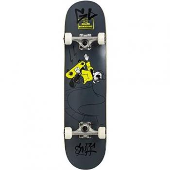 Skateboard Completo Enuff Skully Mini 7.25″ - Freestyle, Color Gris y Amarillo