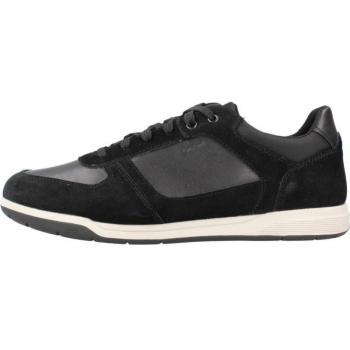 Zapatillas deportivas de Hombre Geox U Spherica Ec3, color negro, con tecnología de transpiración, suela de goma antideslizante, plantilla acolchada y diseño moderno