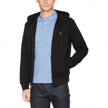 Polo Ralph Lauren Long Sleeve-Knit, Sudadera con Capucha para Hombre, Negro