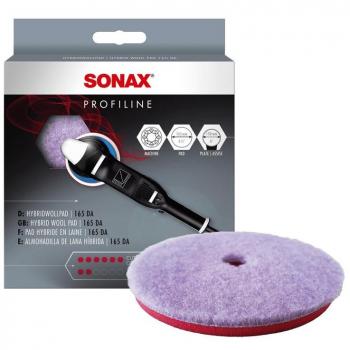 SONAX Hybrid Wool Pad 165 DA - Almohadilla de pulido efectiva para pulidoras excéntricas