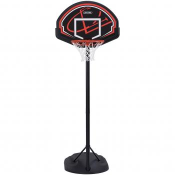 Lifetime Adjustable Youth Portable Basketball Hoop - Black/Orange/White, Dimensions: 80.2 cm H x 81.3 cm W x 80.2 cm D