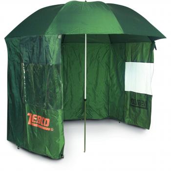 Zebco 9974252 Storm 220 - Sombrilla con cortavientos, color verde oliva