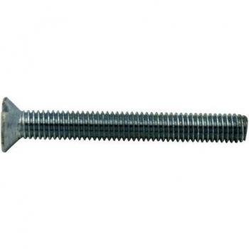 Tornillo cabeza plana cincado 30 unidades m-3x20 mm