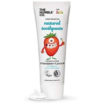 Humble Natural Toothpaste - Pasta de dientes - with fluoride- con flúor - Kids strawberry - Niños fresa 3 x 75 ml