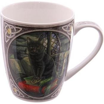 Lisa Parker Diseo de hueso del gato taza de China