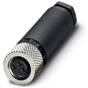 SACC-M 8FS-3CON-M-SW - Sensor-actuator connector M8 3-p, Phoenix Contact 1506888, Connector, SACC-M 8FS-3CON-M-SW, Socket, straight, No