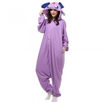BGOKTA Disfraces de Cosplay para Adultos Pijamas de Animales One Piece Festivos Morado, M